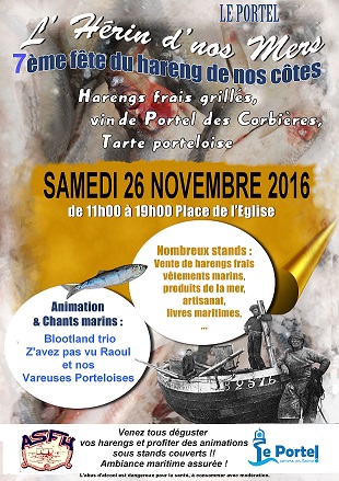 Affiche Fete du hareng Le Portel 2016